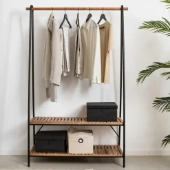 CASA LINOLUX Boîte De Rangement Avec Fermeture éclair Beige