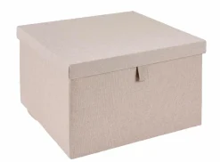 CASA LINOLUX Panier De Rangement Gris Foncé