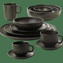 CASA MAGMA Tasse Et Soucoupe 20 CL Noir