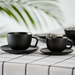 CASA MAGMA Tasse Et Soucoupe Expresso 11 CL Noir