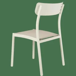 CASA MAVAS Chaise Empilable Blanc