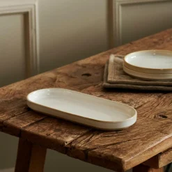 CASA MINERAL MARBLE Assiette Beige