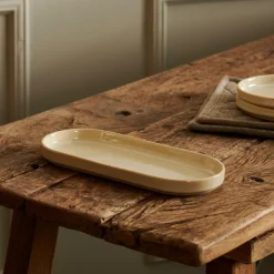 CASA MINERAL SAND Assiette Beige