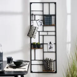CASA MODULAR Set De 7 Crochets Noir