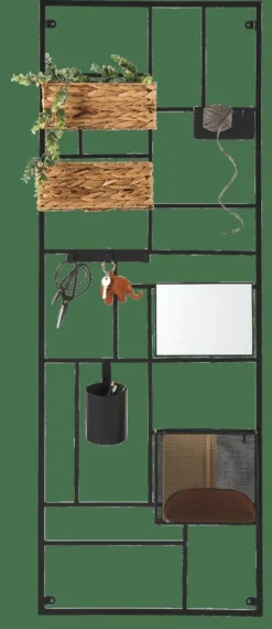 CASA MODULAR Étagère Murale Noir