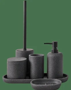 CASA MOON Distributeur De Savon Noir, Gris Foncé