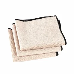 CASA MULTI Chiffon Microfibre Set De 3 Caramel