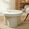 CASA NESI Table D'appoint Blanc