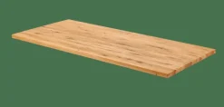 CASA NEW OAK Table à Manger Avec Pieds U En Métal