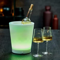 CASA PARTY Seau à Glace Avec Moodlight Blanc