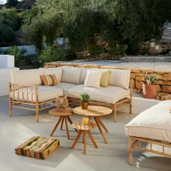 CASA PAULETTA ECO Coussin écolo Sable Beige