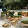 CASA PAULETTA LUXE Coussin Dossier Vert