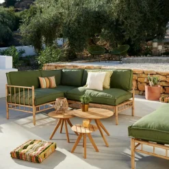 CASA PAULETTA LUXE Coussin Palette Vert