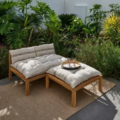 CASA PAULETTE Table/pouf Lounge Naturel