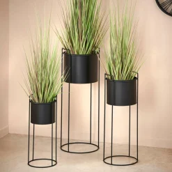 CASA PLUTO Pot De Fleurs Noir