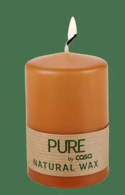 CASA PURE Bougie Cylindrique Caramel