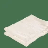 CASA RECYCLE Gants De Toilette Set De 2 Crème