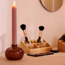 CASA RIB Bougie Côtelée Bordeaux