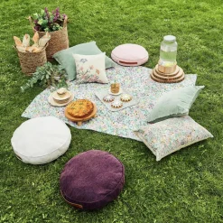 CASA RONDI Coussin Matelas Mauve