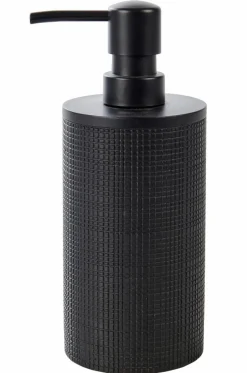 CASA SAMOURAI Brosse WC Avec Support Noir