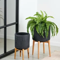 CASA SCURO Pot De Fleurs Noir