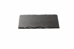 CASA SLATE Assiette Noir