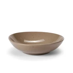 CASA TERRA Assiette Creuse Taupe