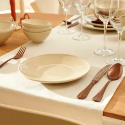 CASA TOKO SAND Assiette Beige