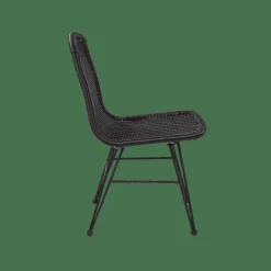 CASA VIENNA Chaise De Salle à Manger Noir