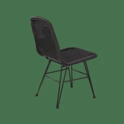 CASA VIENNA Chaise De Salle à Manger Noir