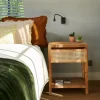 CASA WEBSTER Table De Chevet Naturel