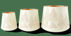 CASA WOODS Lanterne Crème