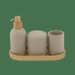 CASA YUKI Distributeur De Savon Naturel, Beige